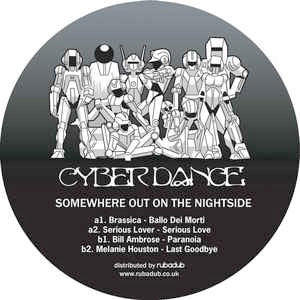 Image of Front Cover of 502522E: 12" - VARIOUS ARTISTS, Somewhere Out On The Nightside (Cyber Dance Records; Cyber Dance 005, UK 2009, Company Sleeve)   VG/VG