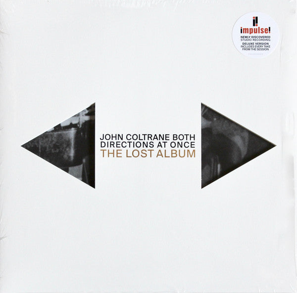 Image of Front Cover of 2xLP - VG+/VG+ - JOHN COLTRANE, Both Directions At Once - The Lost Album (Impulse; 00602567493013, Europe 2018, Die Cut Gatefold Sleeve, 2 Inners, Poster, Deluxe Edition, Mono, 180 gram), ,  - 1526297E