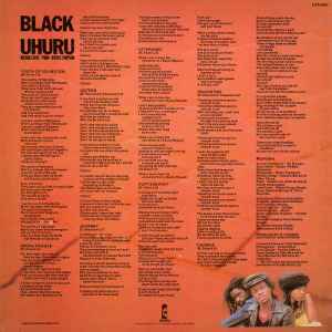 Image of Back Cover of 5114220C: LP - BLACK UHURU, Red (Island Records; ILPS 9625, UK 1981, Picture sleeve, Inner, Black Labels, Red Print.) Strong VG to sleeve - light creases only. Vinyl is EX but label has a small patch of wear.  VG/VG+