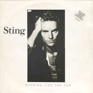 Image of Front Cover of 2xLP - VG/G+ - STING, ...Nothing Like The Sun (A&M; AMA 6402, UK 1987, Insert), Light marks - close to VG, ring wear,  - 4246021S