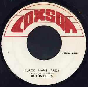 Image of Front Cover of 7" - /VG - ALTON ELLIS, Black Mans Pride (Coxson; , Jamaica 1970s), Foggy from press, plays ok; bit more noise on dub. Tiny WOL.,  - 2356106S