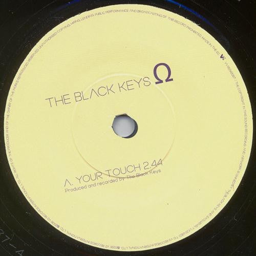 Image of Label Cover of 7" - VG+/VG+ - THE BLACK KEYS, Your Touch / The Breaks (V2; VVR5043087, UK 2006, Picture Sleeve), ,  - 4216119C