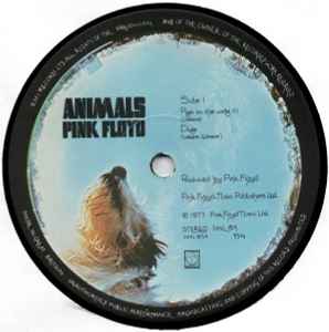 Image of Label Cover of LP - VG/VG - PINK FLOYD, Animals (Harvest; SHVL815, UK 1977, Gatefold, Inner With Rounded Corners, A5 / B6), Strong VG,  - 3126078E