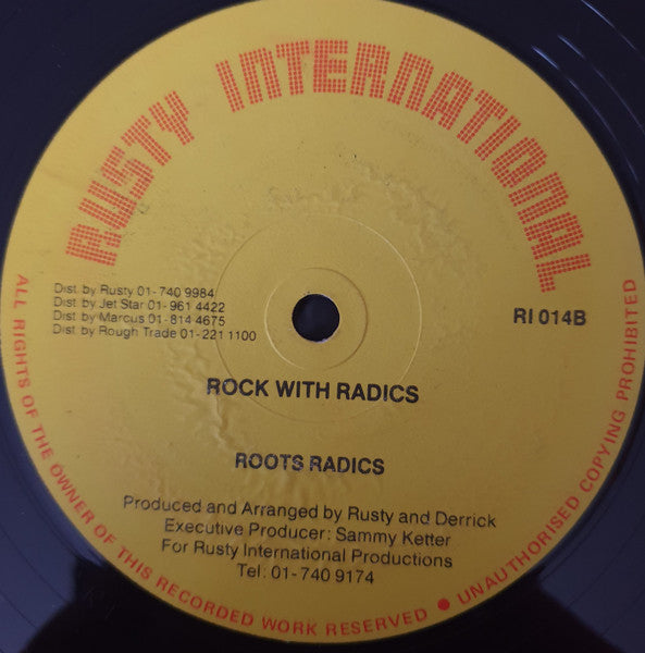 Image of Back Cover of 12" - /VG+ - ANTHONY JOHNSON / JAH THOMAS, Stop My Loving (Rusty International; RI 014, UK 1980s), Light marks only.,  - 3846045S