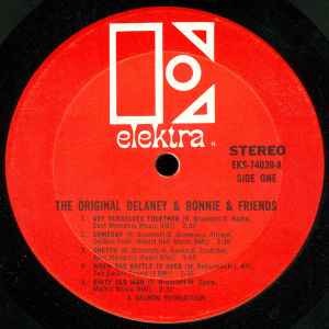 Image of Label Cover of 2924292E: LP - THE ORIGINAL DELANEY & BONNIE, Accept No Substitute (Elektra Red & White; EKS 74039, US 1969, Monarch Pressing.)   VG+/VG+