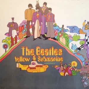 Image of Front Cover of LP - VG/VG - THE BEATLES, Yellow Submarine (Apple; PCS 7070, UK 1976 Reissue, Laminated Front Sleeve G&L Sleeve), ,  - 2416385C