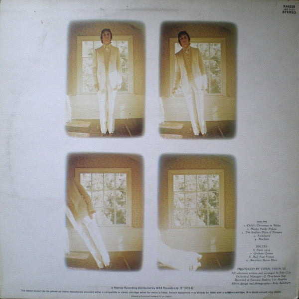 Image of Back Cover of LP - VG/G+ - JOHN CALE, Paris 1919 (Reprise Tan Riverboat No WB Logo; K44239, UK 1973, Insert), Couple of dodgy looking marks but plays well, grubby sleeve and insert.,  - 3816297C