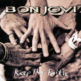 Image of Front Cover of LP - VG/VG - BON JOVI, Keep The Faith (Jambco; 514 197-1, Europe 1992, Inner, Stickered Sleeve), ,  - 2426008E