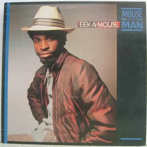 Image of Front Cover of LP - VG/VG+ - EEK-A-MOUSE, Mouse and the Man (Greensleeves; GREL 56, UK 1983), Light  creasing around edges of sleeve. Light blemish on sleeve,  - 2746123S