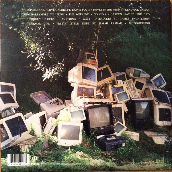 Image of Back Cover of 2xLP - NEW/NEW - SZA, Ctrl (Top Dawg Entertainment; 88985449191, US 2022 Reissue, Gatefold, Booklet, Green Vinyl), , Much-anticipated debut album, and fourth release overall, by T.D.E. s first lady, SZA. Following Z, Ctrl speaks upon SZA s perspective within previous relationships and the often relatable difficulties that many recognize. The tracks convey themes of love, hate, heartbreak, revenge, and self-perception. Somewhere between the house built by Frank Ocean s monotone and fal