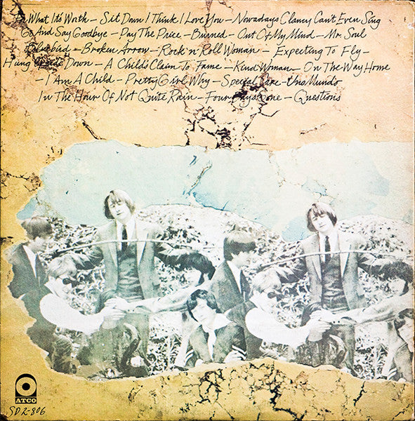 Image of Back Cover of 5114277C: 2xLP - BUFFALO SPRINGFIELD, Buffalo Springfield (Atco; SD2-806, US 1973, Textured Gatefold Sleeve, Presswell Pressing)   VG/VG+