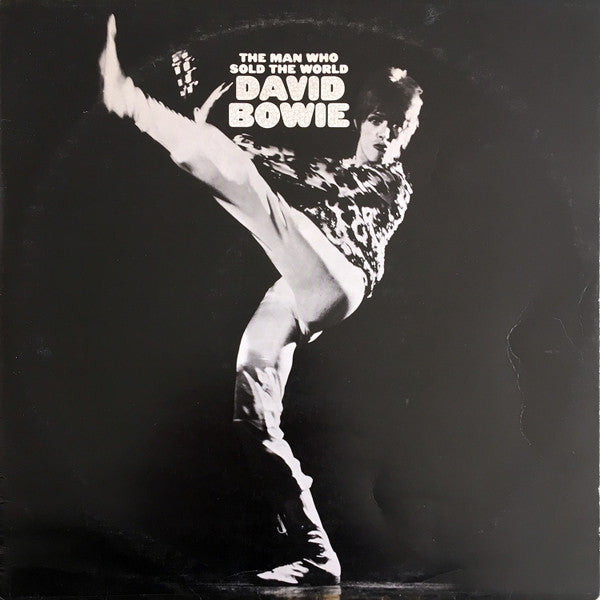 Image of Front Cover of LP - VG/VG - DAVID BOWIE, The Man Who Sold The World (RCA Victor; LSP-4816, UK 1970s Reissue, Inner, UK issue with imported USA Dynaflex vinyl, "Previously relased on Philips Records"), Light scuffs, edge & ring wear, sticker damage,  - 3046189S