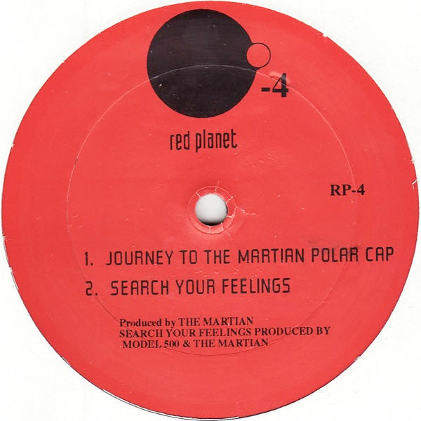 Image of Front Cover of 12" - /G+ - THE MARTIAN, Journey To The Martian Polar Cap (Red Planet; RP-4, US 1993, Plain Sleeve),  A few small indents on both sides that cause faint pops when playing., A1	Journey To The Martian Polar Cap	A2	Search Your FeelingsB1	Visual Contact	B2	Red Atmospheres - 4116036C