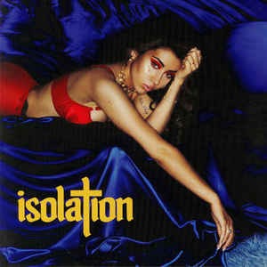 Image of Front Cover of LP - VG+/VG - KALI UCHIS, Isolation (Virgin  ; V 3195, Europe 2018, Picture Sleeve, Inner, Transparent Blue Vinyl), ,  - 2926021E