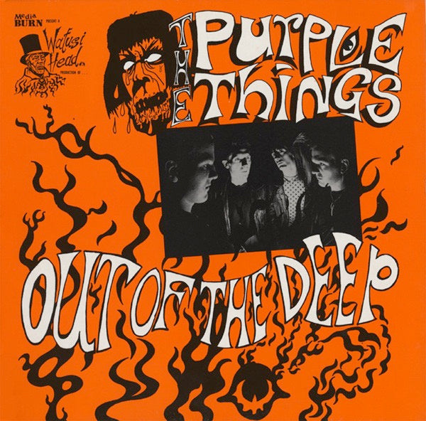 Image of Front Cover of Mini LP - VG/VG - THE PURPLE THINGS, Out Of The Deep (Media Burn Records; MB7, UK 1986), Light marks, edge wear,  - 3446274S