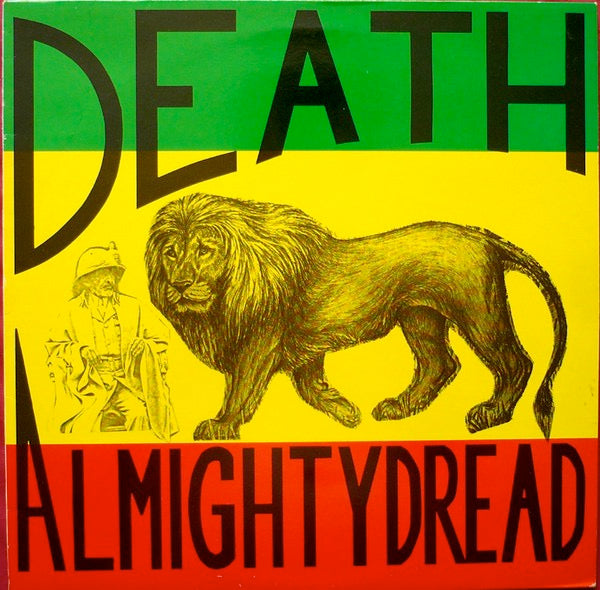 Image of Front Cover of LP - VG+/VG+ - ALMIGHTY DREAD, Death (Street People; SPLP001, UK 1992), Nice clean copy! 'Summit' records sticker on sleeve.,  - 4116210C
