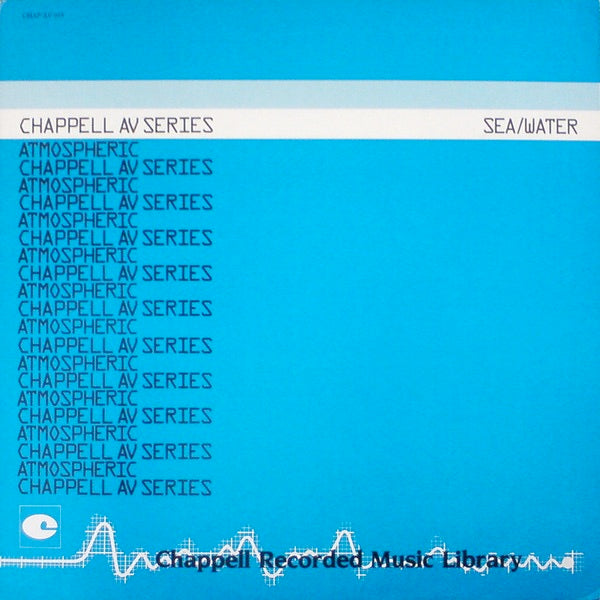 Image of Front Cover of LP - VG/VG+ - VARIOUS, Atmospheric - Sea/Water (Chappell; CHAP AV 015, UK 1986), Stickered Sleeve,  - 4246159S