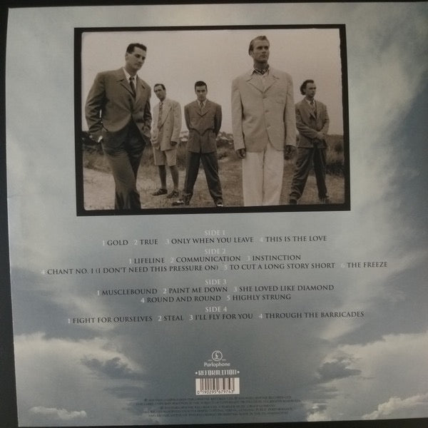 Image of Back Cover of 2xLP - EX/EX - SPANDAU BALLET, Gold - The Best Of Spandau Ballet (Parlophone; 0190295679743, Europe 2018 Reissue, Gatefold, Black Inners), Seal opened instore, still in shrinkwrap.,  - 0946217S
