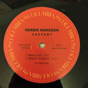 Image of Label Cover of 5114427C: LP - HERBIE HANCOCK, Sextant (Music On Vinyl; MOVLP522, Europe 2012 Reissue)   NEW/NEW