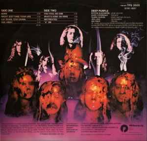 Image of Back Cover of LP - VG/VG - DEEP PURPLE, Burn (Purple Records; TPS 3505, UK 1970s Reissue, 3rd Pressing, "EMI RECORDS LTD" on Labels), ,  - 2326268E