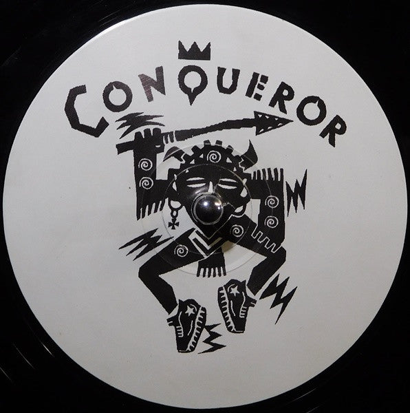 Image of Back Cover of 12" - VG/VG - CROWN JEWELS FEATURING MC DET, Money In Your Pocket / Dillinga Remix (Conqueror; OC005, UK 1995), Strong VG, only a handful of hairlines,  - 3826006E