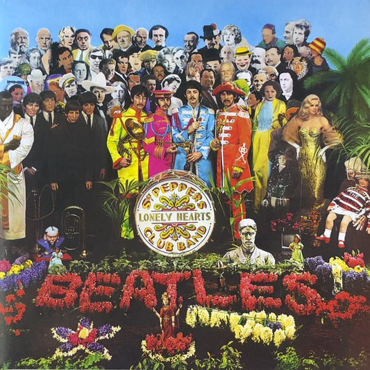 Image of Front Cover of LP - NEW/NEW - THE BEATLES, Sgt. Pepper's Lonely Hearts Club Band - Anniversary Edition (UMC; 6709834, UK 2017 Reissue, Gatefold, Inner & 2 Inserts, 180 Gram Vinyl, Giles Martin 2017 Stereo Mix), , Critically hailed as the greatest album of all time- Sgt. Pepper's Lonely Hearts Club Band was the first ever concept album and completely changed the way people and bands made albums. This heavyweight 180g vinyl record was cut from the original master tapes and is now considered to reflec