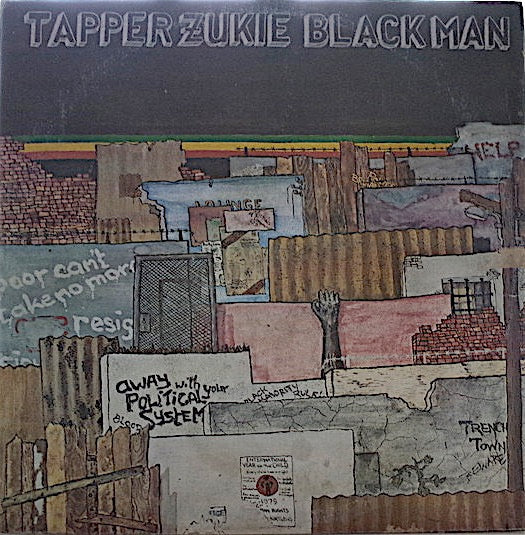 Image of Front Cover of LP - G+/G+ - TAPPER ZUKIE, Black Man (Stars; , Jamaica 1978), Sounds solid VG or better. Clean labels. Cut corner on sleeve, still looks nice.,  - 4216222C