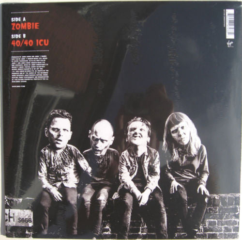 Image of Back Cover of 12" - VG+/VG+ - JAMIE T, Zombie (Virgin EMI Records; VST2106, UK & Europe 2014, Limited Edition), Clean & Glossy, Sleeve still in opened shrinkwrap,  - 4116243C