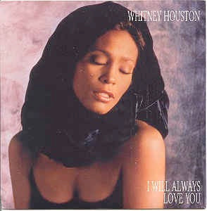 Image of Front Cover of 12" - VG/VG - WHITNEY HOUSTON, I Will Always Love You (Arista; 74321 12065 1, UK 1992, Picture Sleeve), Lighter edge wear on sleeve,  - 1716538C