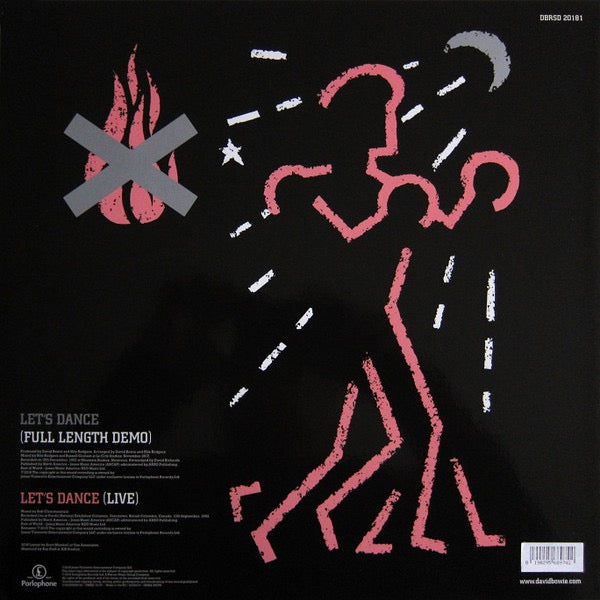 Image of Back Cover of 1814350C: 12" - DAVID BOWIE, Let's Dance Demo (Parlophone; DBRSD20181, UK 2018, Picture Sleeve)   EX/EX