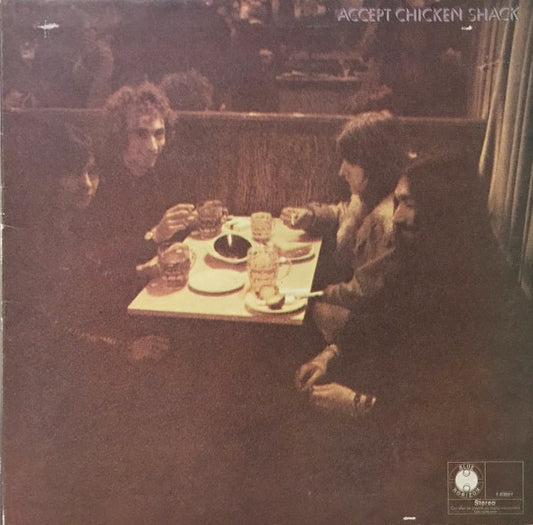 Image of Front Cover of 2324333E: LP - CHICKEN SHACK, Accept (Blue Horizon; 763861, UK 1970) Sticker Damage To Sleeve, Writing on Front Sleeve  G+/G