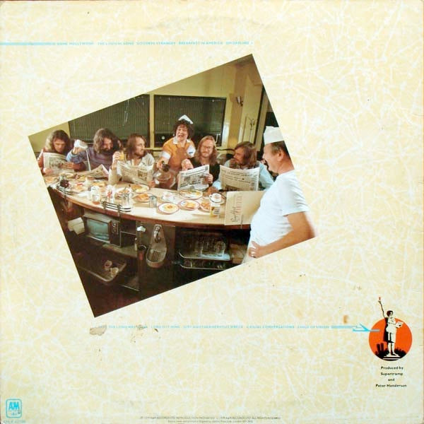 Image of Back Cover of LP - VG/VG - SUPERTRAMP, Breakfast In America (A&M Records Picture Label; AMLK 63708, UK 1979, Inner, "Tone" Runout), ,  - 2446044S