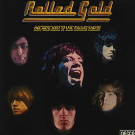 Image of Front Cover of 2724343E: 2xLP - THE ROLLING STONES, Rolled Gold (Decca; ROST1/2, UK 1970s Reissue, Gatefold) Sleeve has a rip on top front.  G+/VG