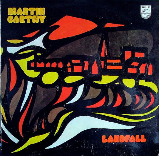 Image of Front Cover of 4645224S: LP - MARTIN CARTHY, Landfall (Philips; 6308049, UK 1971, Laminated Sleeve)   VG/VG