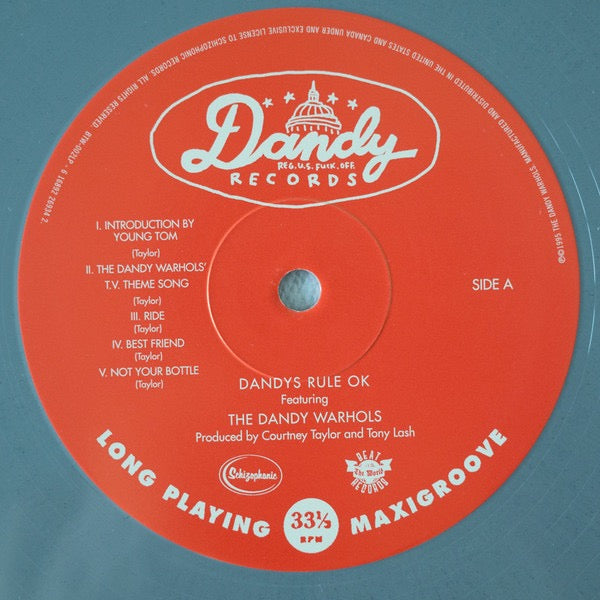 Image of Label Cover of 2xLP - VG/VG - THE DANDY WARHOLS, Dandys Rule OK (Schizophonic; BTW-002LP, US 2015 Reissue, Gatefold, 2 Inners, Grey Vinyl), Strong VG, Light marks, Spot of ring wear,  - 4016517C