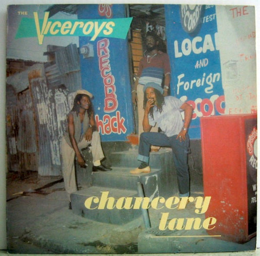 Image of Front Cover of 2414303C: LP - THE VICEROYS, Chancery Lane (Greensleeves; GREL 67, UK 1984, Picture Sleeve) Great copy all round!  VG+/VG+