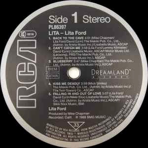 Image of Label Cover of LP - VG/VG - LITA FORD, Lita (RCA; PL 86397, UK 1988, Inner), ,  - 1626241E