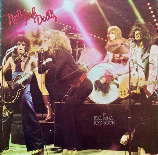 Image of Front Cover of LP - VG+/VG+ - NEW YORK DOLLS, Too Much Too Soon (Mercury; 6338 498, UK 1974, Laminated Sleeve, Stereo), ,  - 2846198S