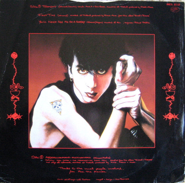 Image of Back Cover of 12" - VG/VG+ - MARC AND THE MAMBAS, Torment (Some Biz; BZS2112, UK 1983, Picture Sleeve), ,  - 2126042E