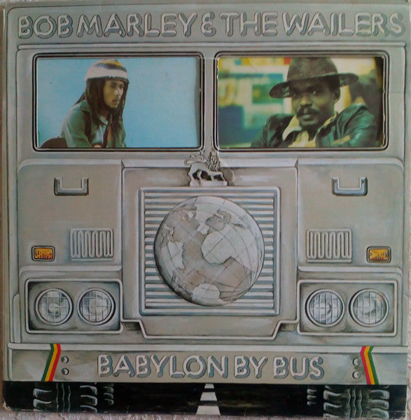 Image of Front Cover of 3315125C: 2xLP - BOB MARLEY AND THE WAILERS, Babylon By Bus (Tuff Gong; ISLD-11, Jamaica 1978, Die Cut Sleeve, 2 Inners) Clean shiny discs; sleeve has been taped around all edges.  G/VG+