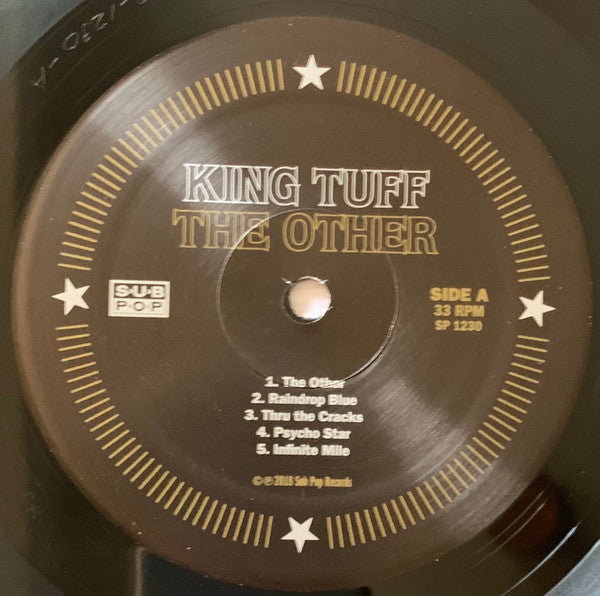 Image of Label Cover of 0646102S: LP - KING TUFF, The Other (Sub Pop; SP1230, US 2018, Poster) Edge Wear  EX/EX