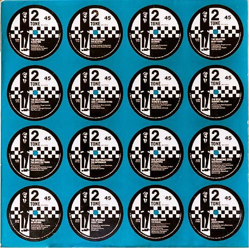 Image of Front Cover of LP - VG+/VG+ - VARIOUS, This Are Two Tone (Chrysalis; CHRTT5007, UK 1983, Turquoise Laminated Front Flipback Sleeve, No Poster), ,  - 0846317S