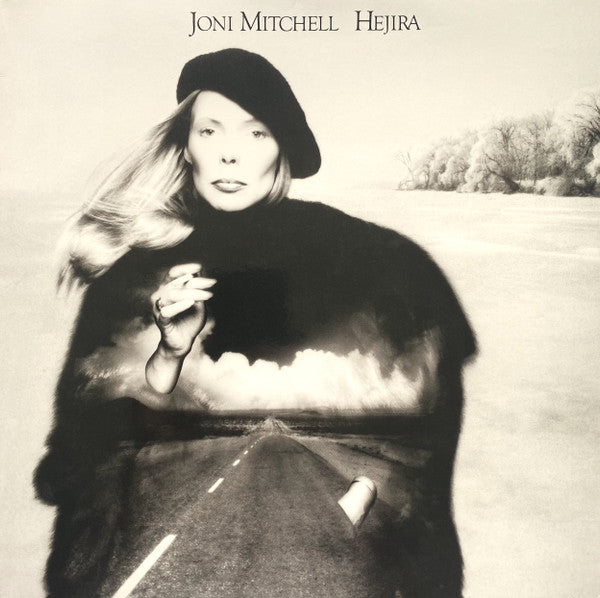 Image of Front Cover of LP - VG+/VG+ - JONI MITCHELL, Hejira (Rhino / Asylum; 8122795858, Europe 2014 Reissue, Gatefold, Inner, 180 Gram Vinyl, Remastered), ,  - 2746173S