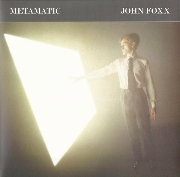 Image of Front Cover of LP - VG/VG - JOHN FOXX, Metamatic (Virgin; V2146, UK 1980, Inner), Sticker Damage To Sleeve, Stained Inner, Writing On Inner, Edge Wear,  - 4246436S