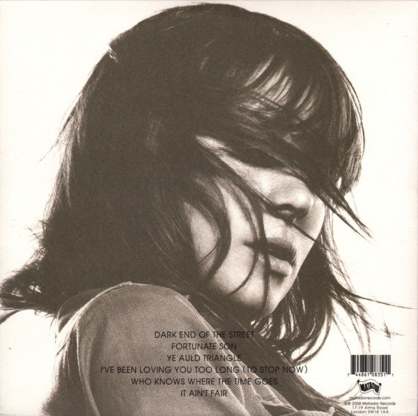 Image of Back Cover of 2x10" EP - VG/VG+ - CAT POWER, Dark End Of The Street (Matador; OLE 835-1, UK 2008, Gatefold), Sleeve slightly age discoloured/mottled.,  - 1016157C