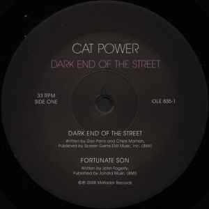 Image of Label Cover of 2x10" EP - VG/VG+ - CAT POWER, Dark End Of The Street (Matador; OLE 835-1, UK 2008, Gatefold), Sleeve slightly age discoloured/mottled.,  - 1016157C