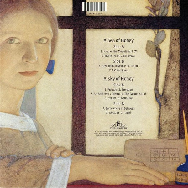 Image of Back Cover of 2xLP - EX/EX - KATE BUSH, Aerial (Fish People; 0190295593827, UK 2018 Reissue, Gatefold, Booklet, 180 Gram Vinyl, Remastered), Seal opened instore, still in hype stickered shrinkwrap.,  - 3126308E