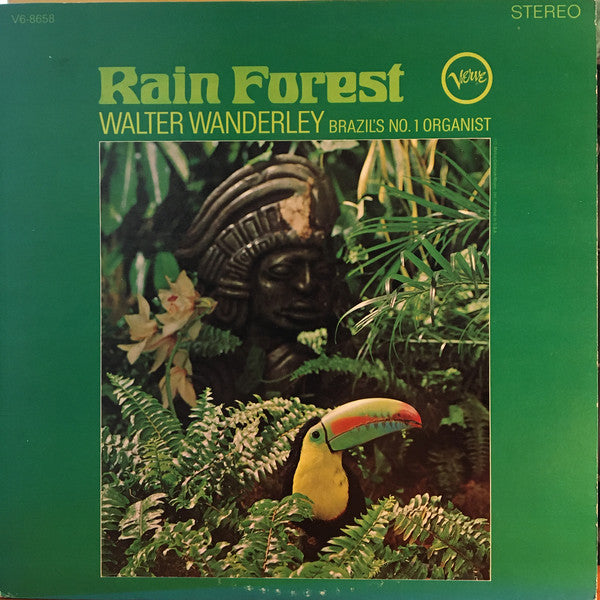 Image of Front Cover of LP - VG/VG - WALTER WANDERLEY, Rain Forest (Verve Records  ; V6-8658, US 1966, Pasteback Sleeve, Original Company Inner), Still In Opened Shrinkwrap,  - 1746188S