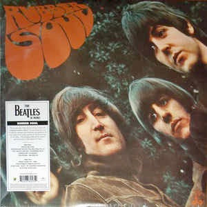 Image of Front Cover of LP - VG+/VG+ - THE BEATLES, Rubber Soul (Parlophone; PMC 1267, Worldwide 2014 Reissue, Glossy Flipback Sleeve, No Brochure Insert, No Hype Sticker, Mono, Remastered, 180 Gram), Strong clean copy.,  - 3746127S