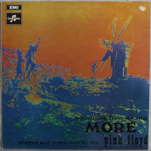 Image of Front Cover of 5144208S: LP - PINK FLOYD, More (Columbia; SCX 6346, UK 1970s Reissue, Laminated Non-Flipback Slv, Black Tinted, East Facing Sleeve)   VG/VG+